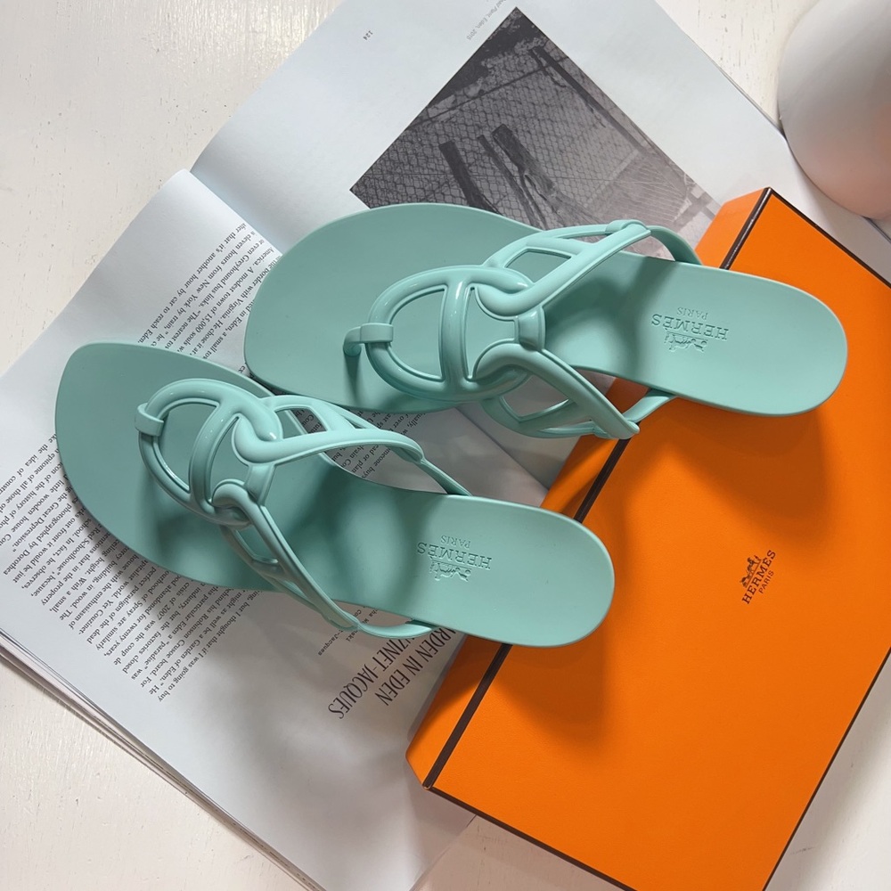 Hermes Egerie Sandals Beach Size37